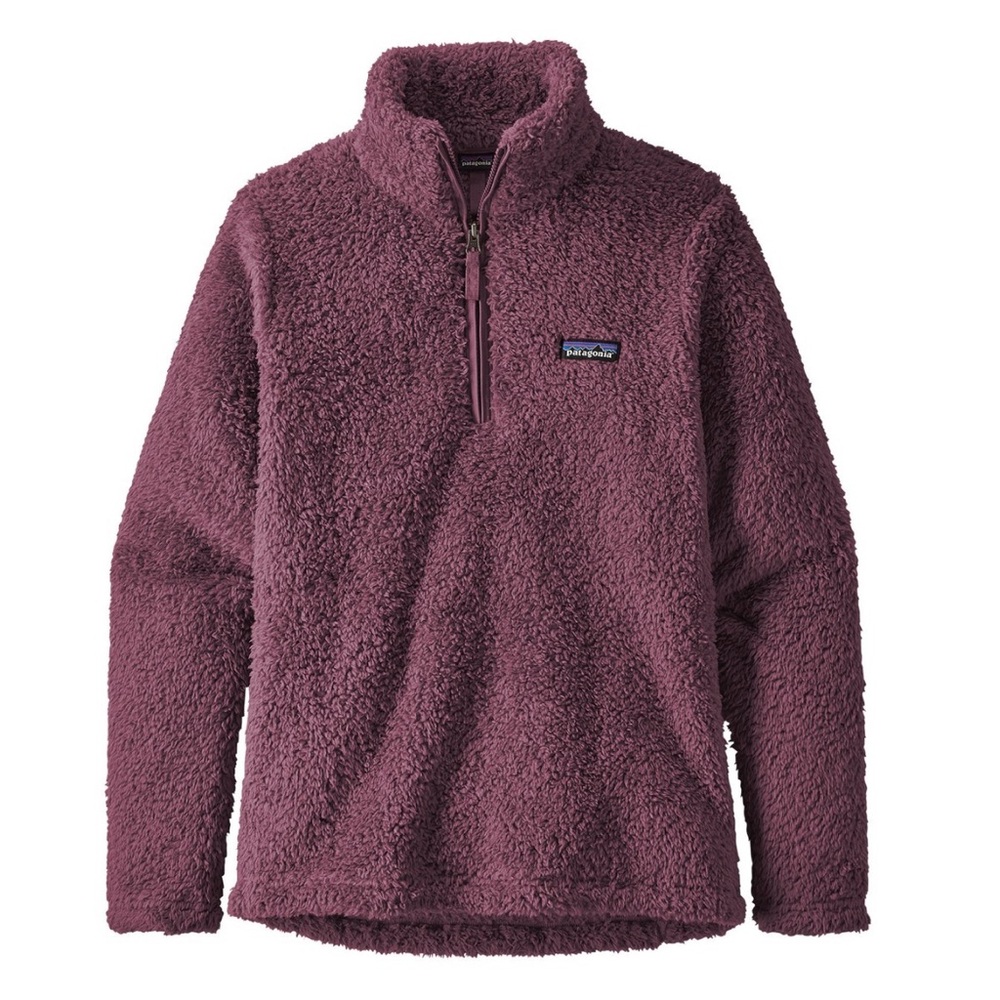 Patagonia Los Gatos Quarter Zip Fleece Pullover Sweatshirt Plum Purple Small